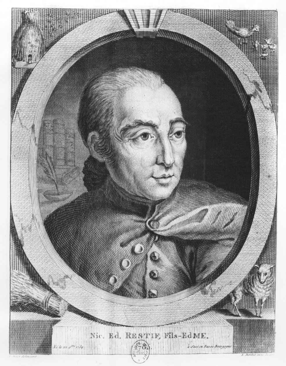 Nicolas, Retif z Breton autorstwa Louis Berthet