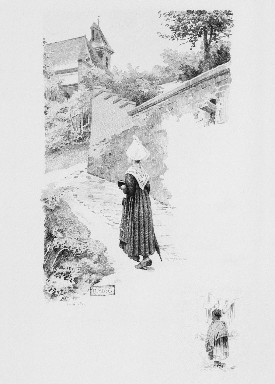Sługa Felicyta, ilustracja z „Un coeur simple” Gustave