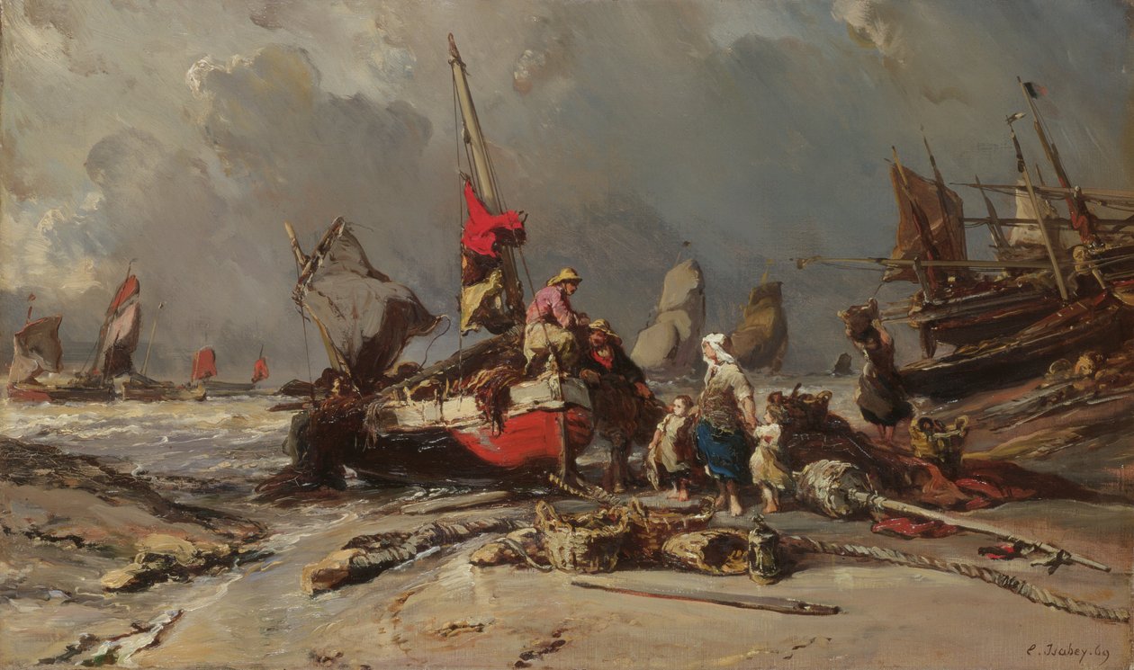 Po burzy, 1869 autorstwa Eugene Isabey