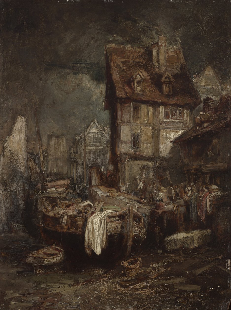 Wnętrze Portu autorstwa Eugene Isabey