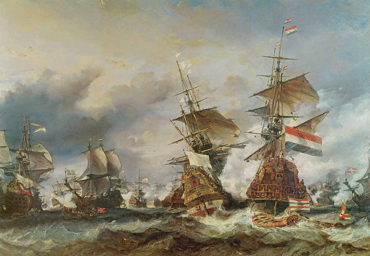 Bitwa pod Texel, 29 czerwca 1694 r. autorstwa Eugene Isabey