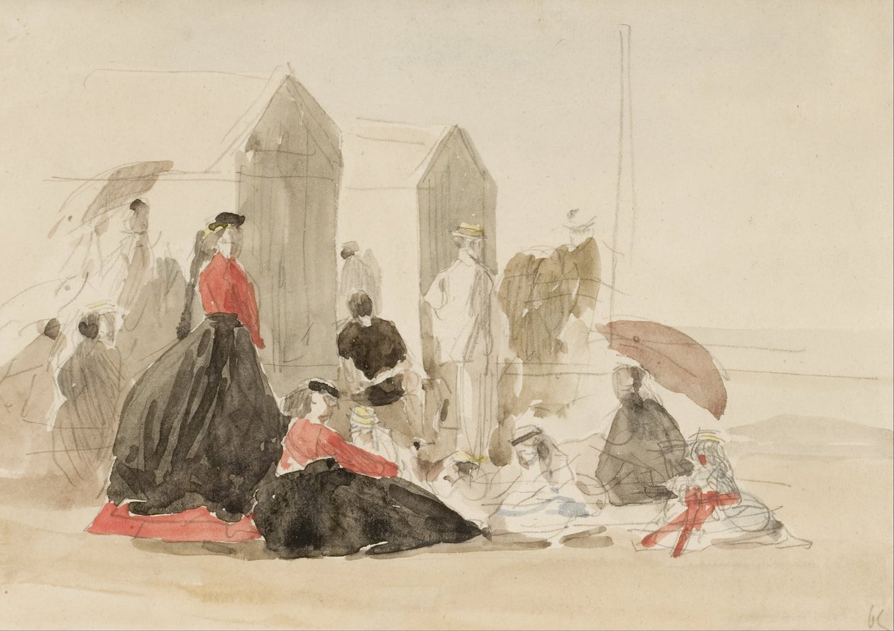 Krynoliny i Kabiny autorstwa Eugene Louis Boudin