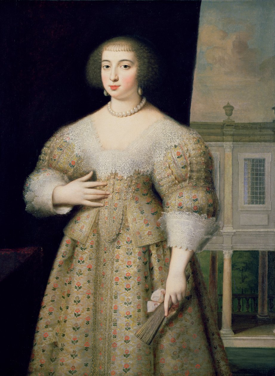 Portret Anny Austriackiej (1601-66) autorstwa Louis Ferdinand Elle