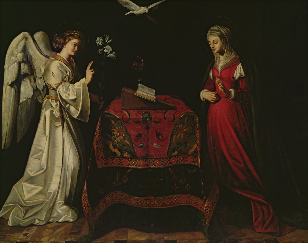 Zwiastowanie autorstwa Louis Finsonius or Finson