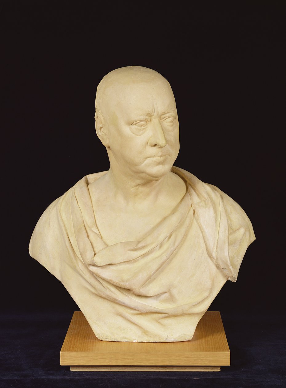 Sir Andrew Fountaine, c.1747 (tynk) autorstwa Louis Francois Roubilliac