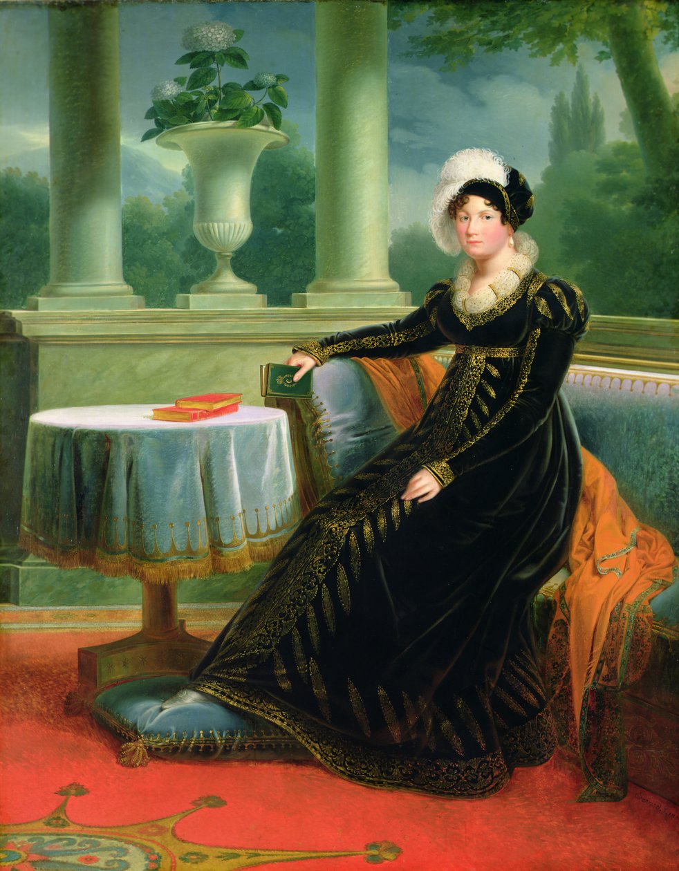 Katarzyna de Wurtemberg (1783-1835) królowa Westfalii, ok. 1808 r. autorstwa Louis Francois Aubry