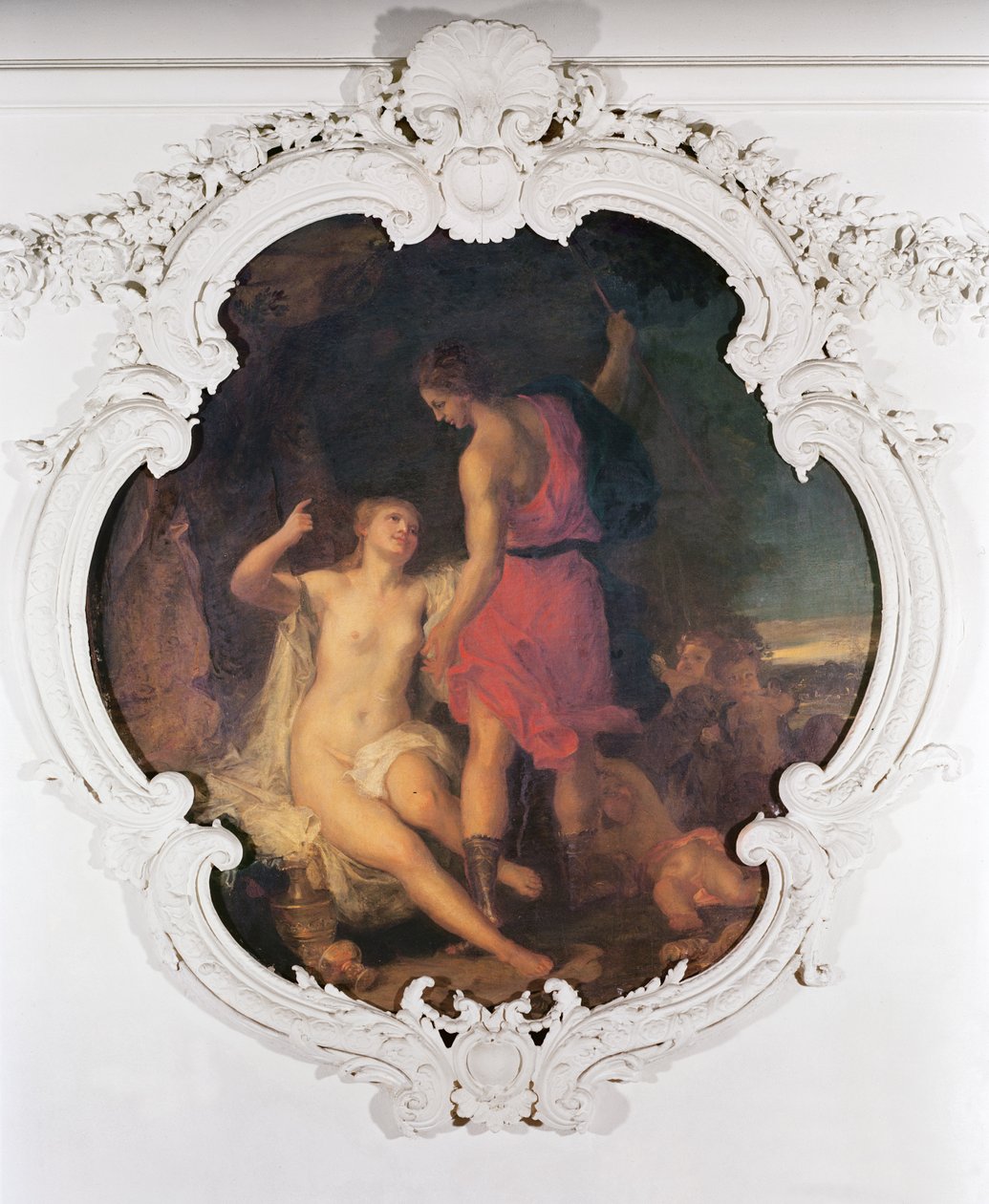 Wenus i Adonis, z Sali Rady autorstwa Louis Galloche