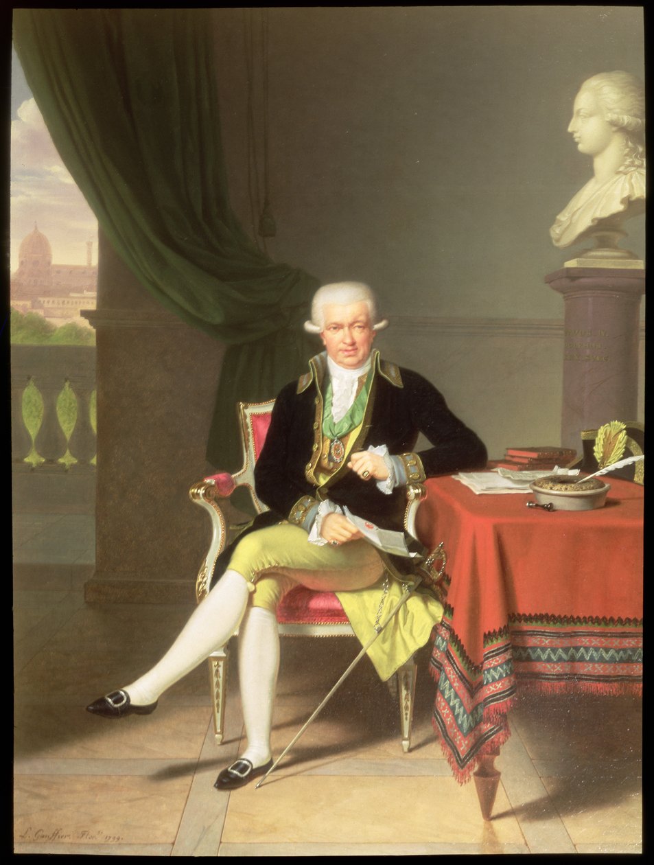 Portret Johana Claesa Lagersvarda (1756-1863), 1799 autorstwa Louis Gauffier