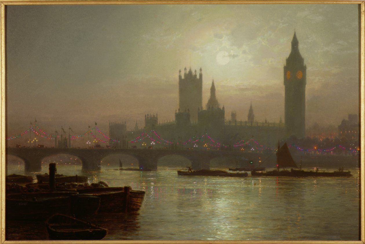 Most Westminsterski autorstwa Louis Grimshaw