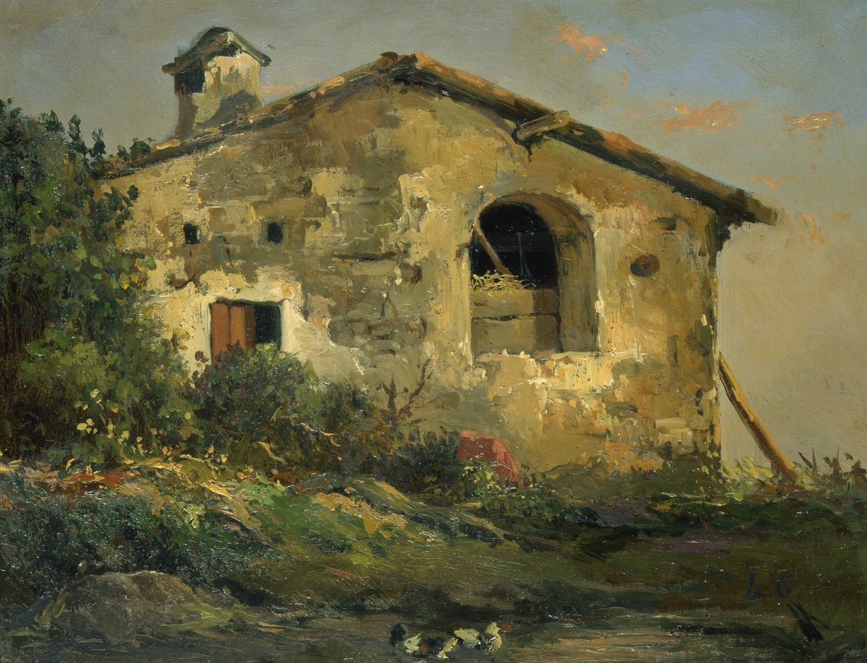 Ruina autorstwa Louis Gurlitt