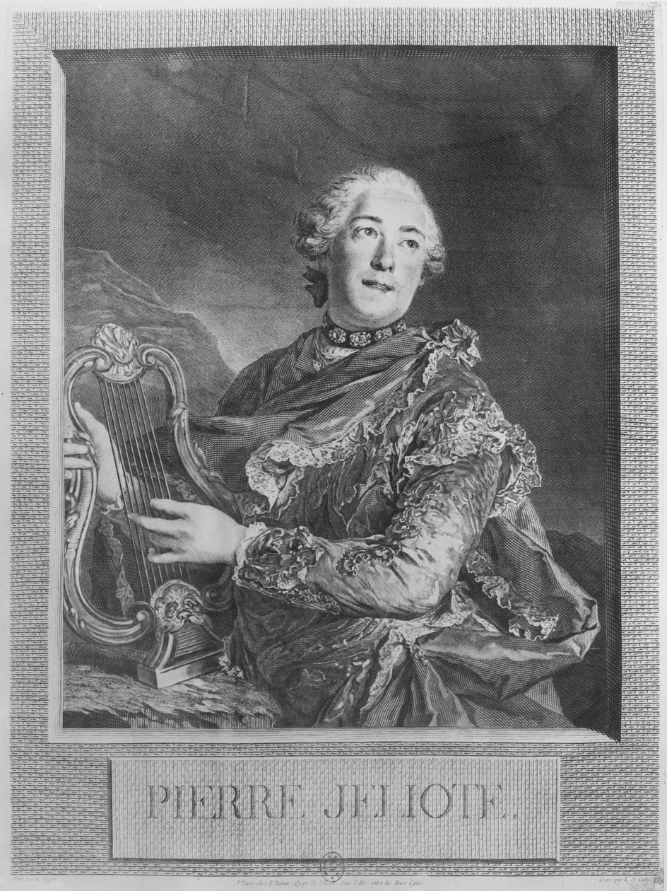 Pierre Jélyotte autorstwa Louis Jacques Cathelin