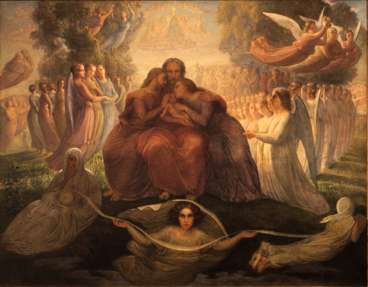 Poemat duszy - Boskie pokolenie autorstwa Louis Janmot