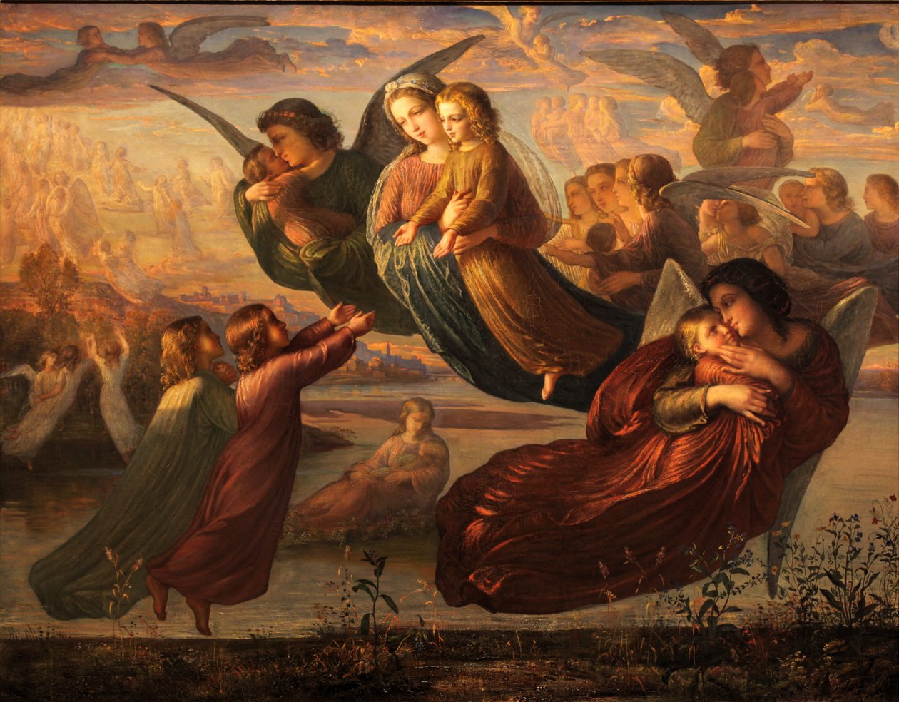 Poemat duszy - Wspomnienia z nieba autorstwa Louis Janmot
