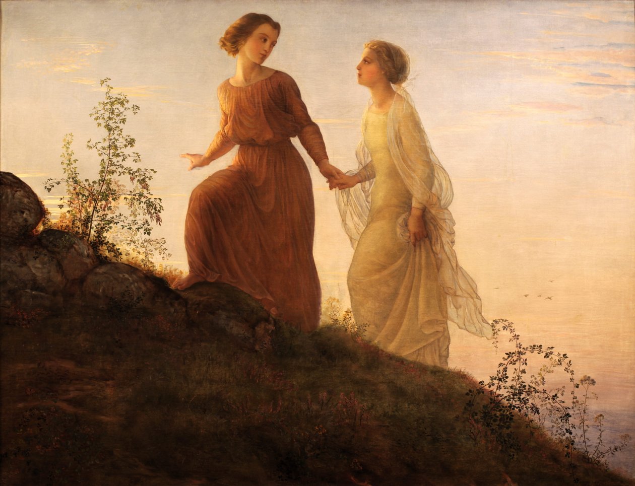 Poemat duszy - Na górze autorstwa Louis Janmot