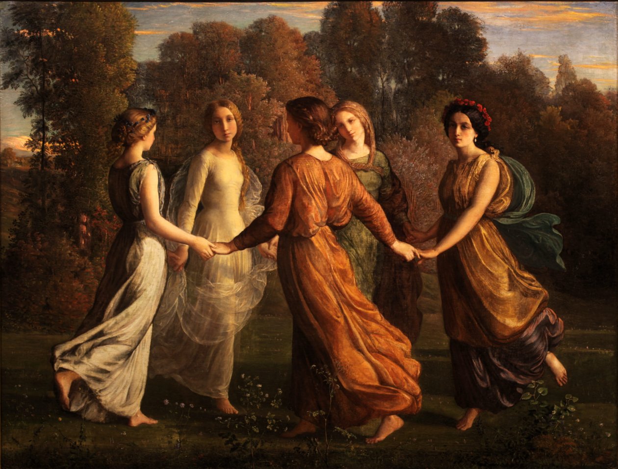 Poemat duszy - Promienie słońca autorstwa Louis Janmot