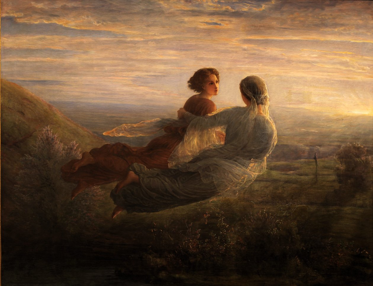 Poemat duszy - Lot duszy autorstwa Louis Janmot