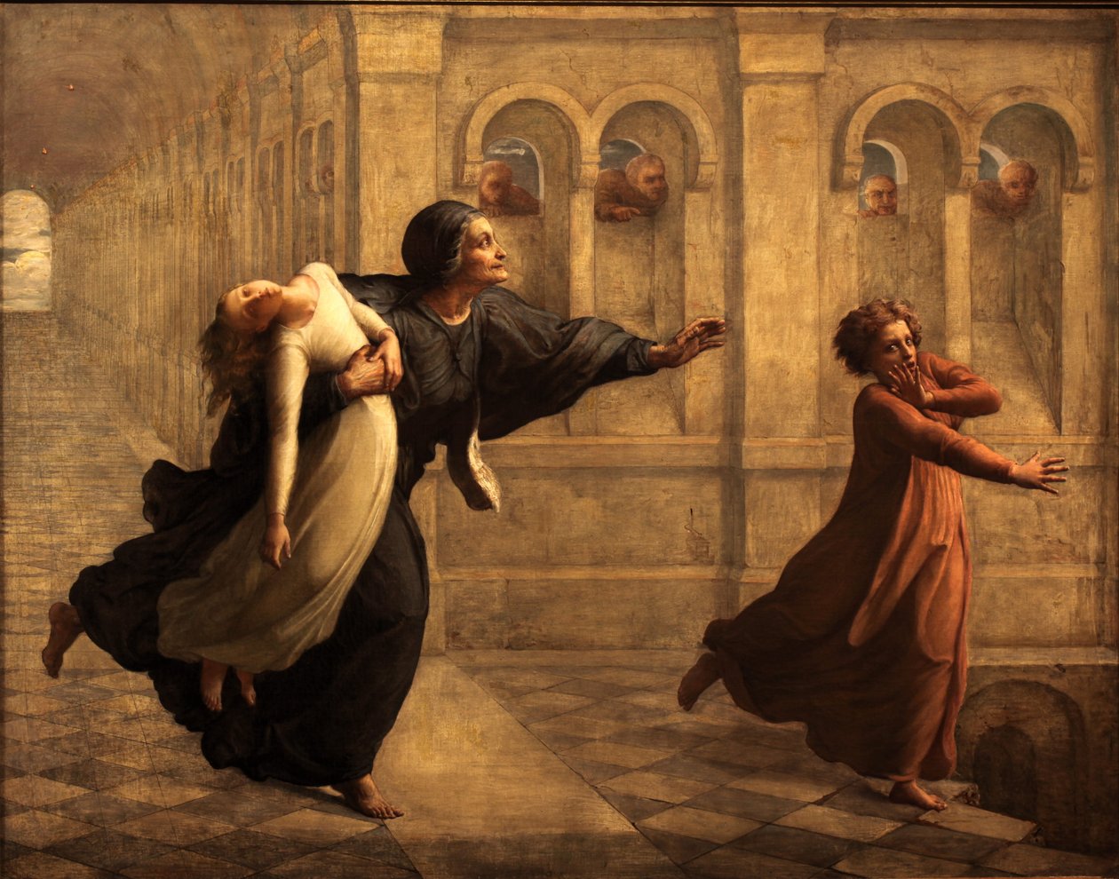 Poemat duszy - Koszmar autorstwa Louis Janmot