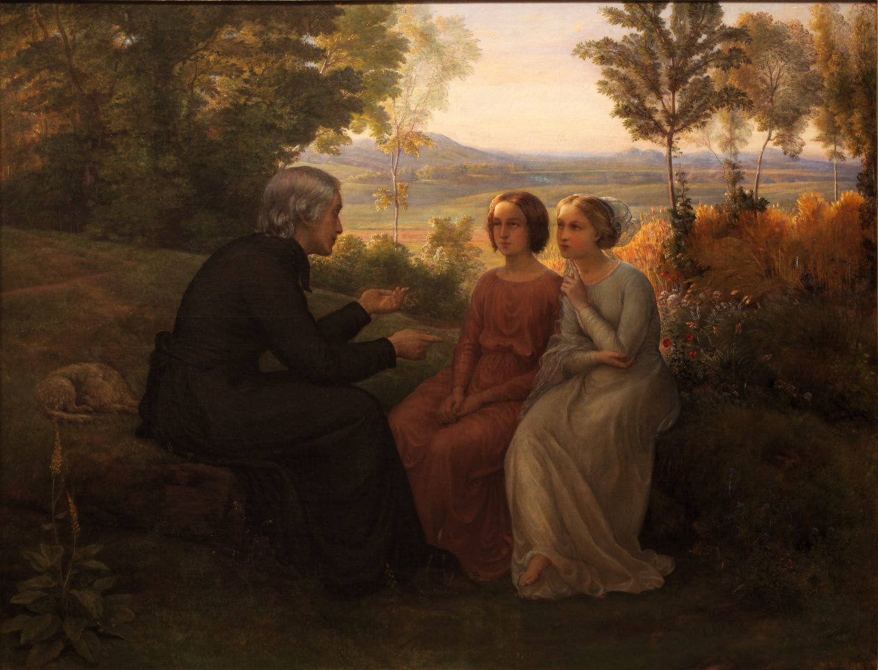 Poemat duszy - Ziarno chwastów autorstwa Louis Janmot