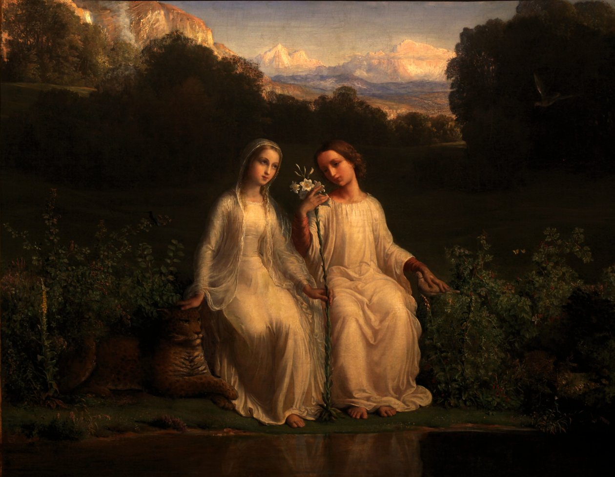 Poemat duszy - Virginitas autorstwa Louis Janmot