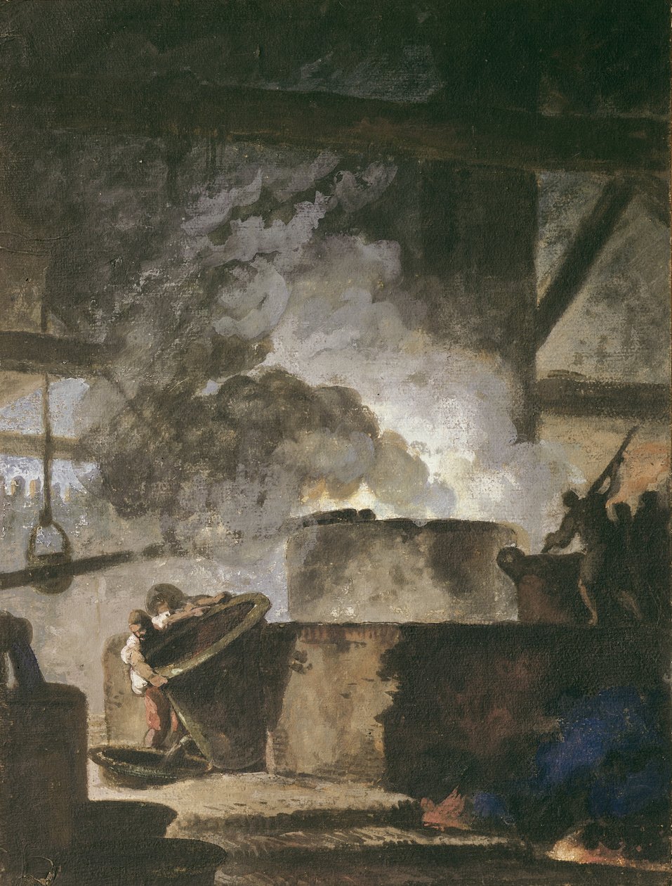 Zakład Saletry autorstwa Louis Jean Jacques Durameau