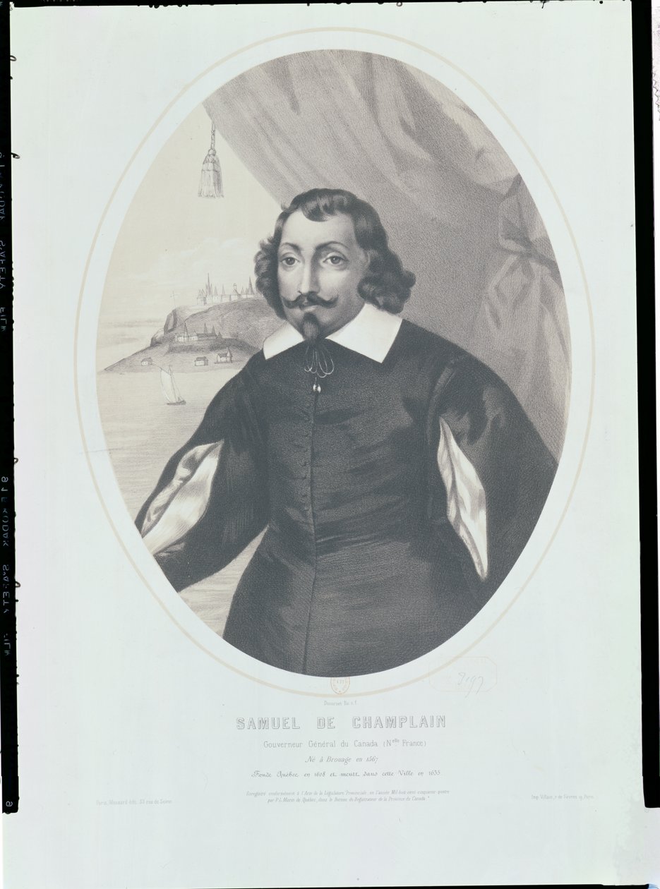 Samuel de Champlain (1567-1635) 1854 autorstwa Louis Joseph Cesar Ducornet