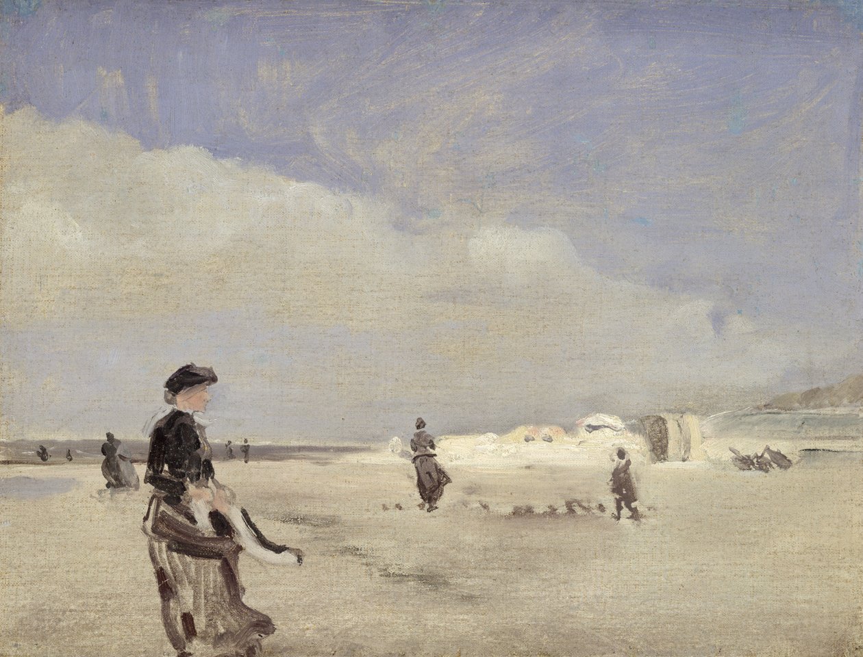 Na plaży w Norderney autorstwa Louis Kolitz