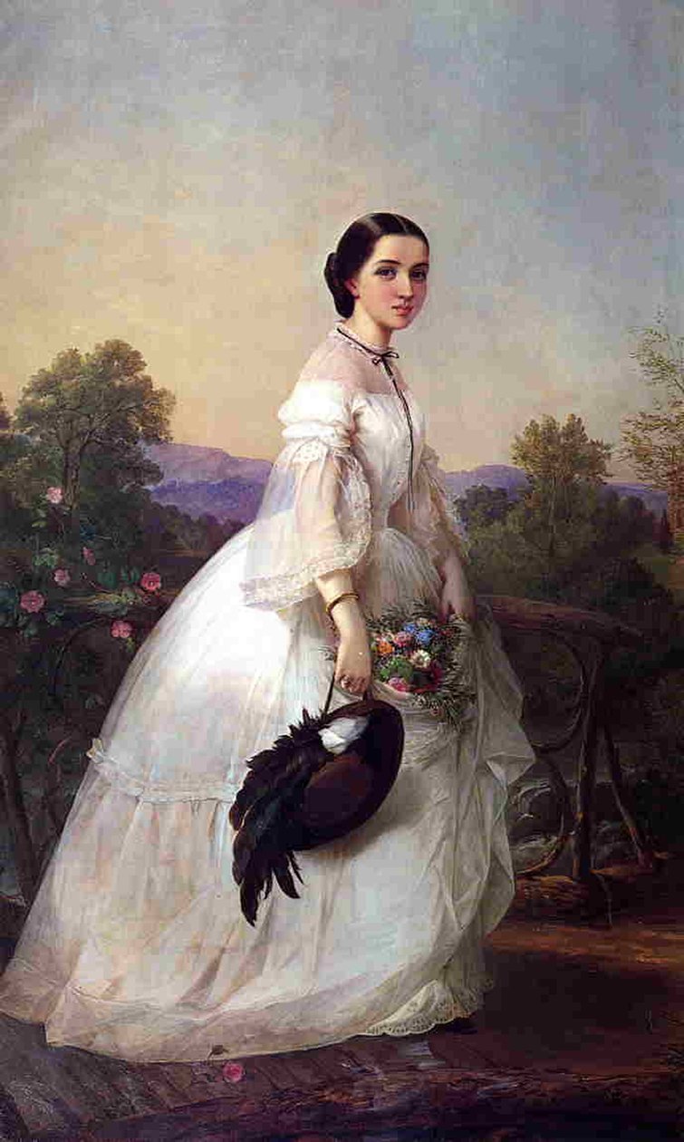 Szwedzka piosenkarka Jenny Lind, ok.1852 autorstwa Louis Lang