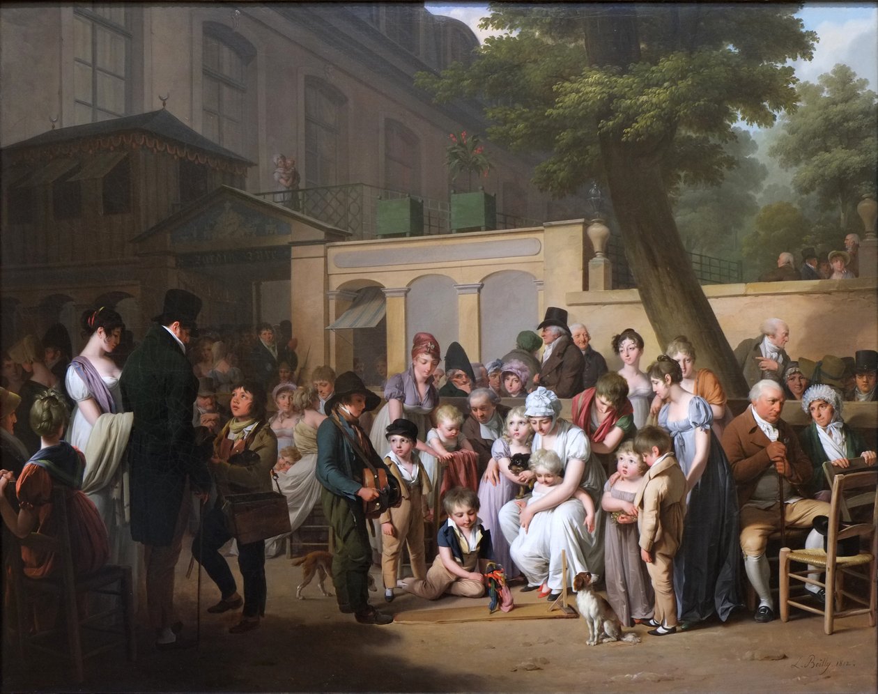 Wejście do Jardin Turc autorstwa Louis Leopold Boilly