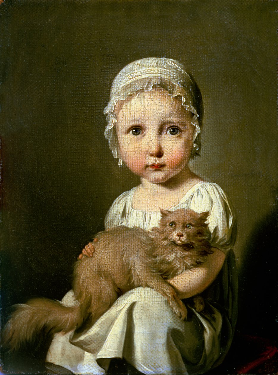 Gabriela Arnault (1811-72) 1813 autorstwa Louis Leopold Boilly