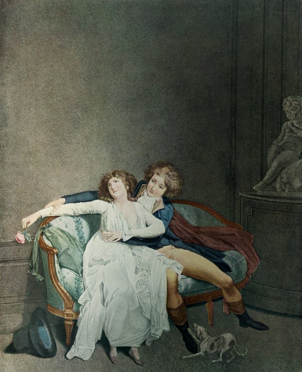 Spór o Różę autorstwa Louis Leopold Boilly