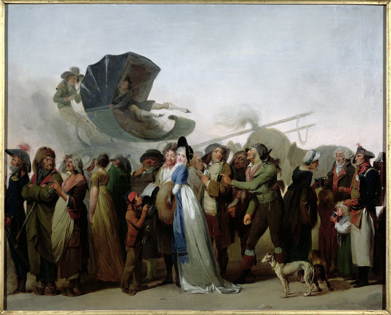 „Niesamowity marzec” 1795 autorstwa Louis Leopold Boilly