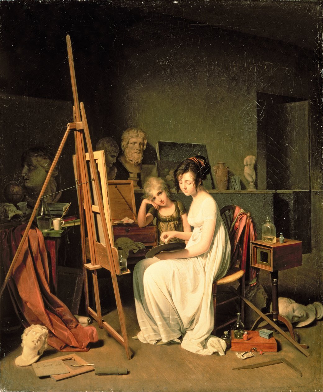 Pracownia artysty autorstwa Louis Leopold Boilly