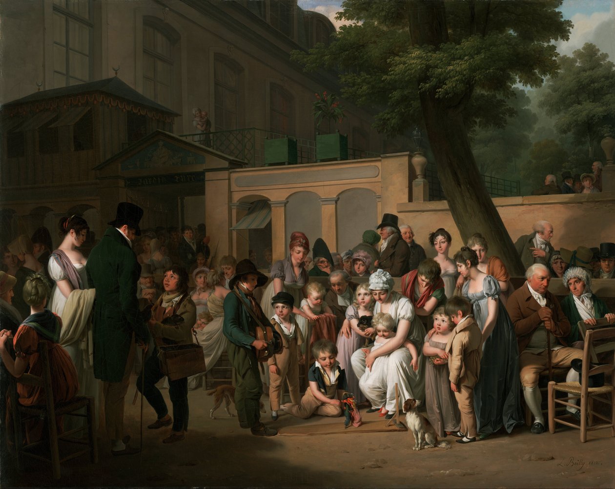 Wejście do Jardin Turc autorstwa Louis Leopold Boilly