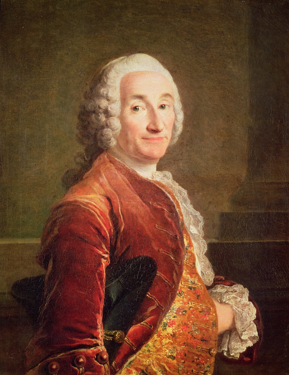 Ludwik Francois Armand de Vignerot du Plessis (1696-1788) książę Richelieu autorstwa Louis Tocqué