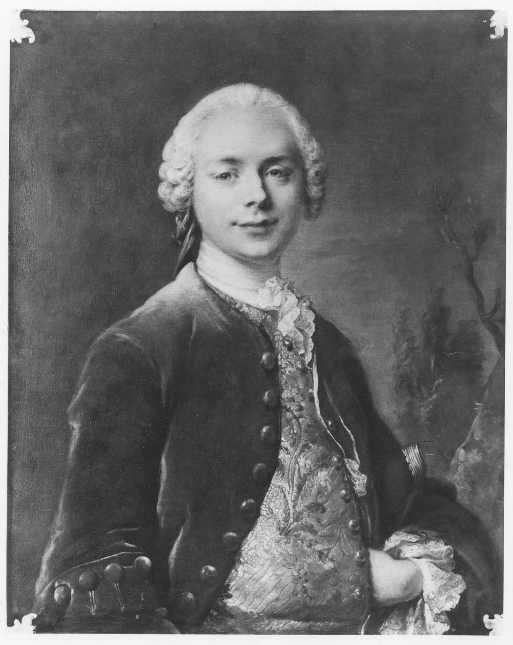 Portret Jean Baptiste Louis Gresset autorstwa Louis Tocqué