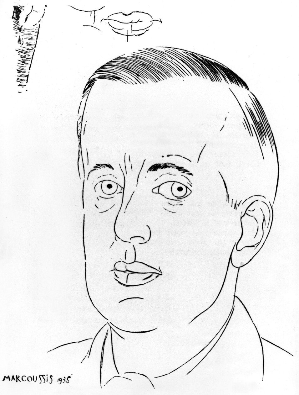 Paul Eluard, 1936 autorstwa Louis Marcoussis