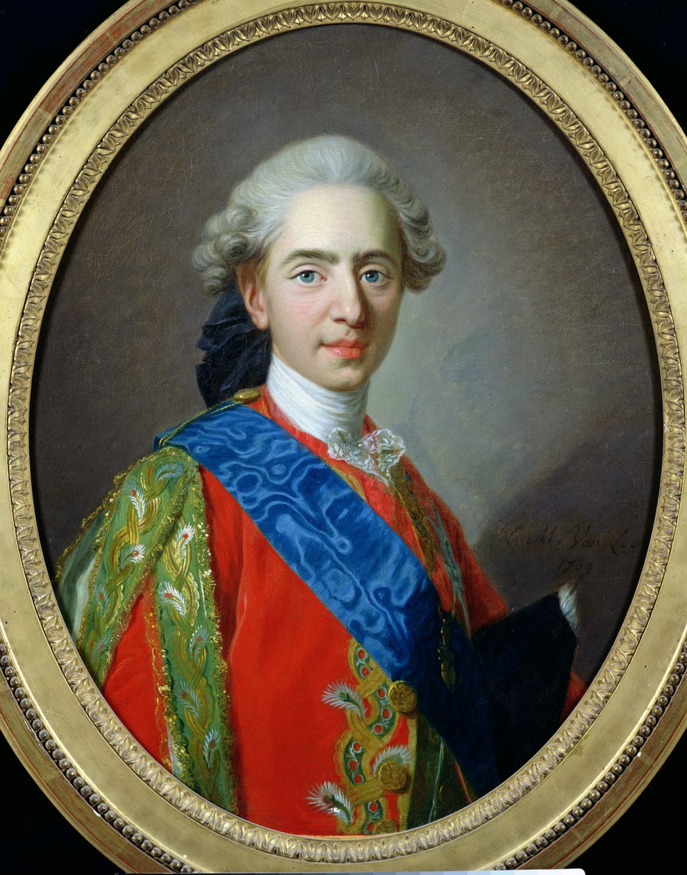 Portret Ludwika Delfina z Francji (1754-93) w wieku 15, 1769 autorstwa Louis Michel van Loo