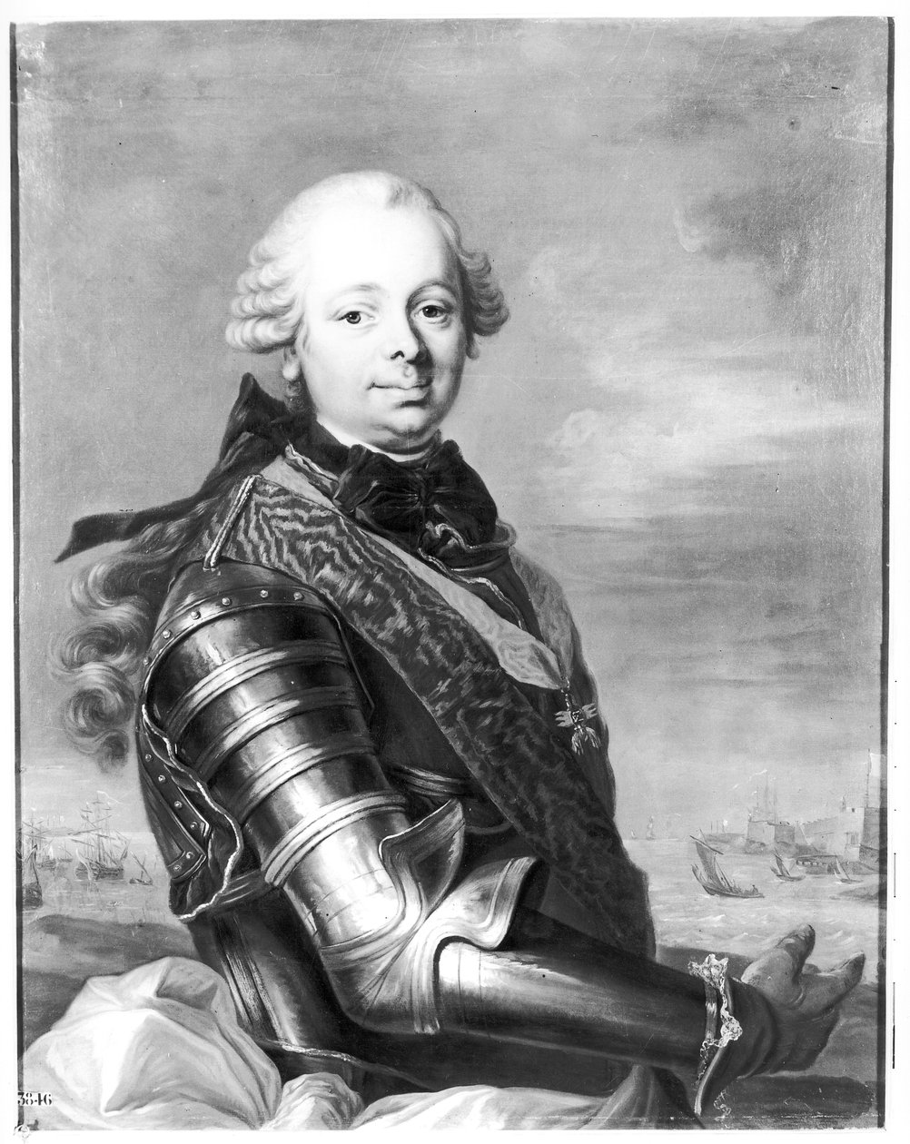 Portret Etienne-Francois, księcia Choiseul (1719-85) autorstwa Louis Michel van Loo