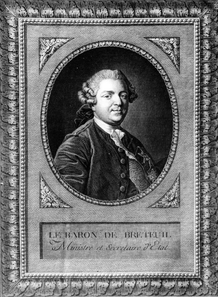 Portret Ludwika Augusta le Tonnelier (1730-1807), barona Breteuil autorstwa Louis Michel van Loo