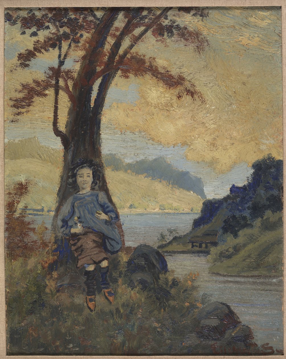 Włoska dziewczyna, ok. 1913 autorstwa Louis Michel Eilshemius