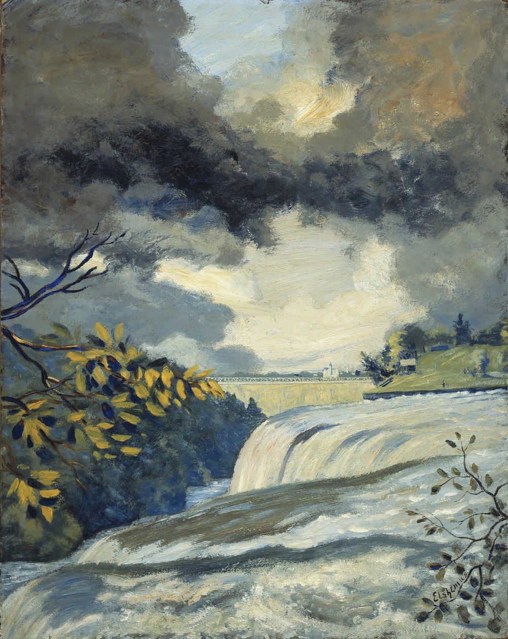 Wodospad Niagara, 1907-08 autorstwa Louis Michel Eilshemius