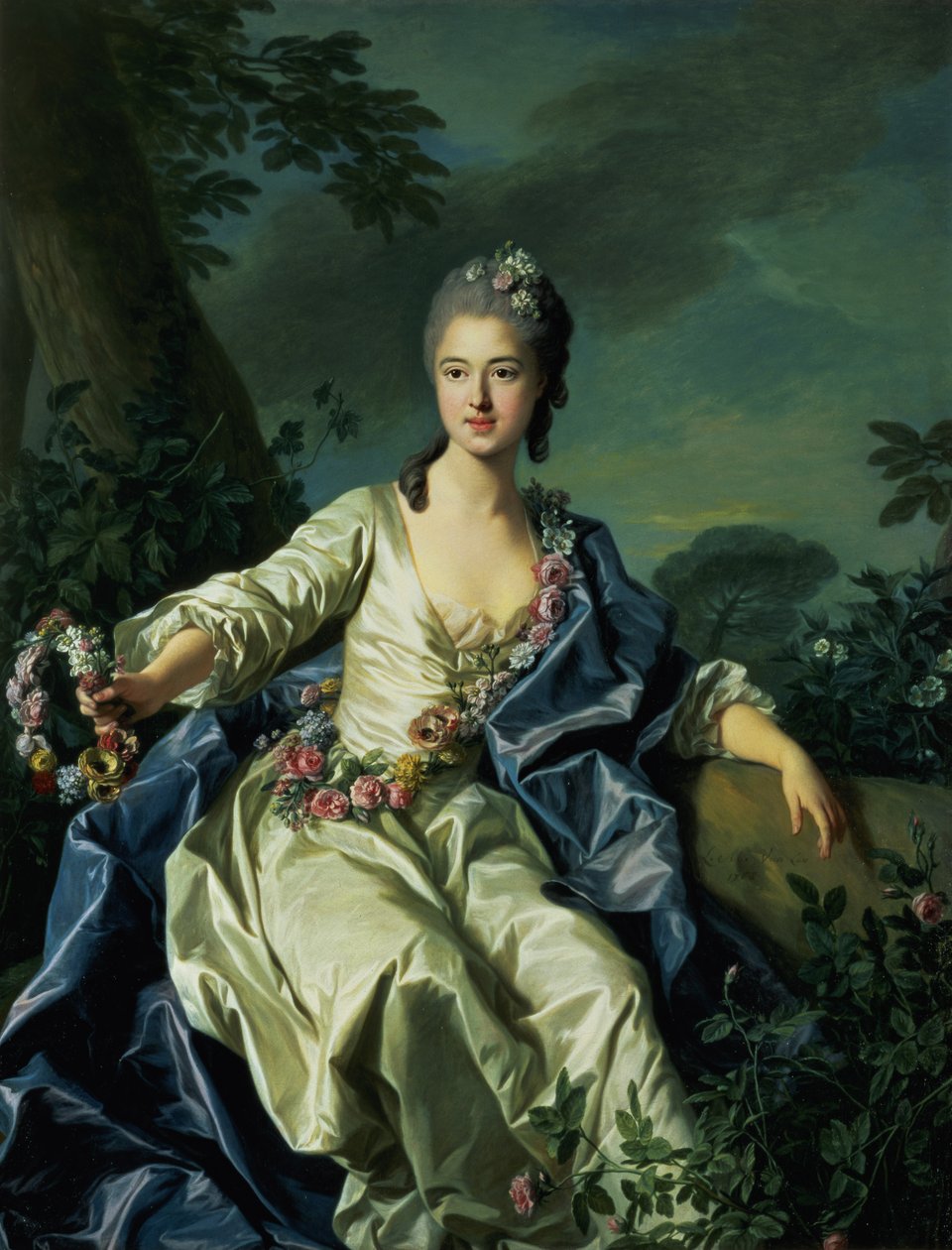 Hrabina de Beaurepaire, 1776 autorstwa Louis Michel van Loo