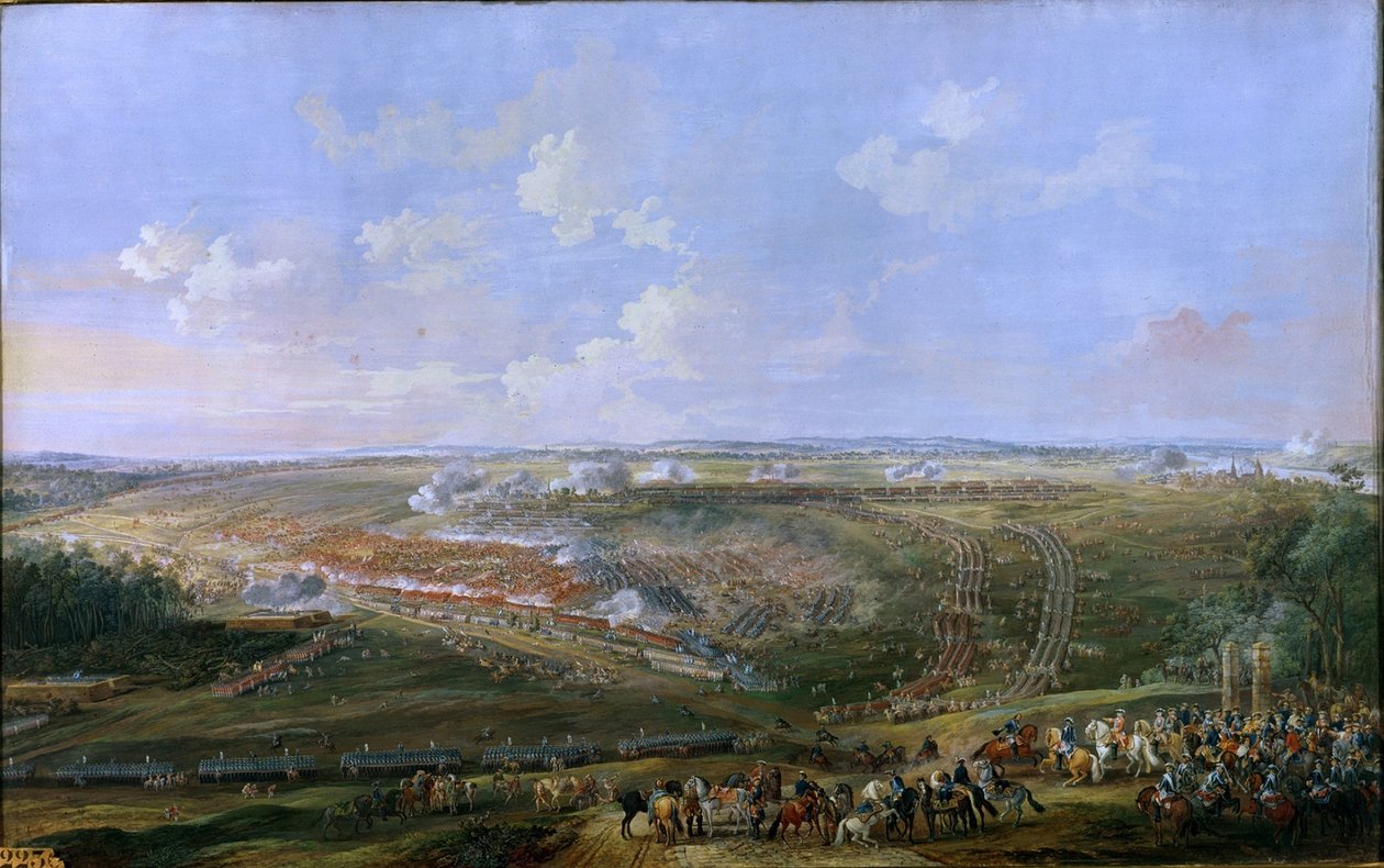 Bitwa pod Fontenoy, 11 maja 1745 autorstwa Louis Nicolas van Blarenberghe