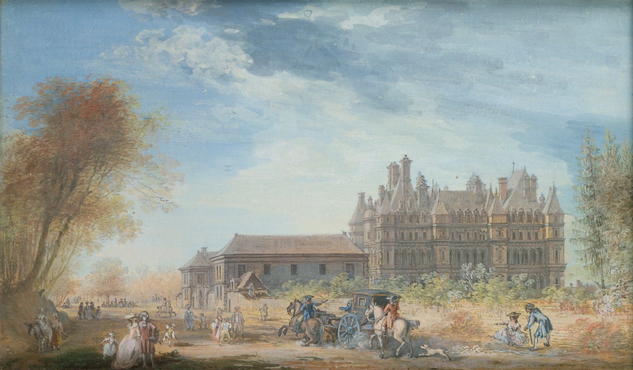 Zamek w Madrycie autorstwa Louis Nicolas de Lespinasse