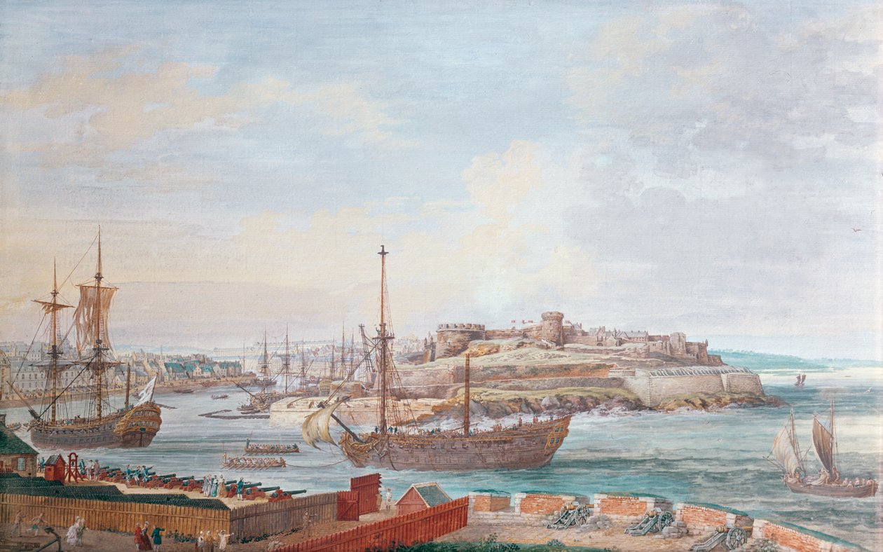 Brześć, ok. 1780 r. autorstwa Louis Nicolas van Blarenberghe