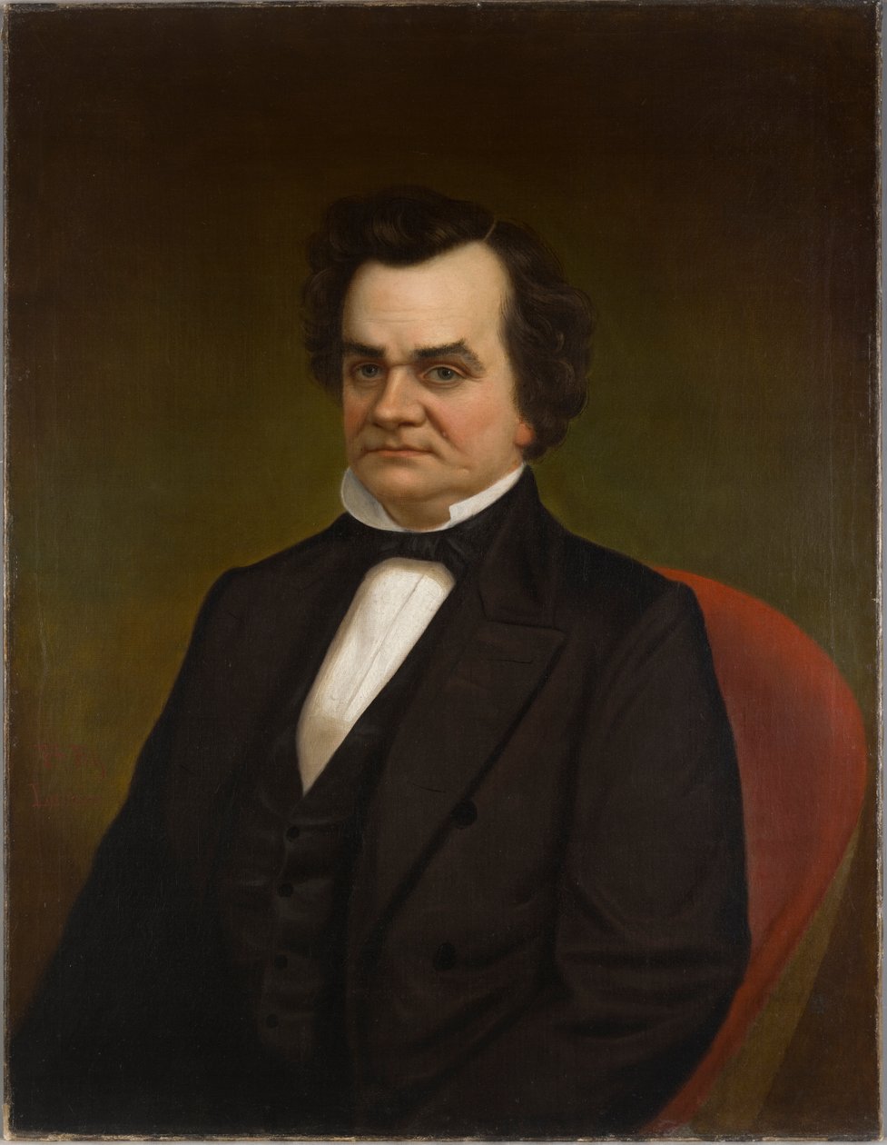 Portret Stephena Arnolda Douglasa, c.1855 autorstwa Louis O. Lussier