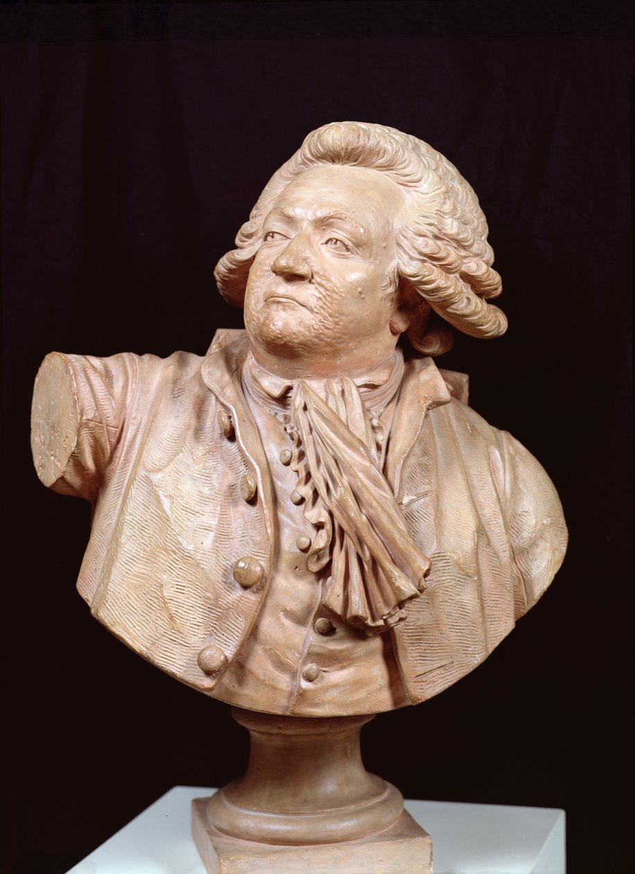 Popiersie Mirabeau (1749-91) 1791 (tynk) autorstwa Louis Pierre Deseine