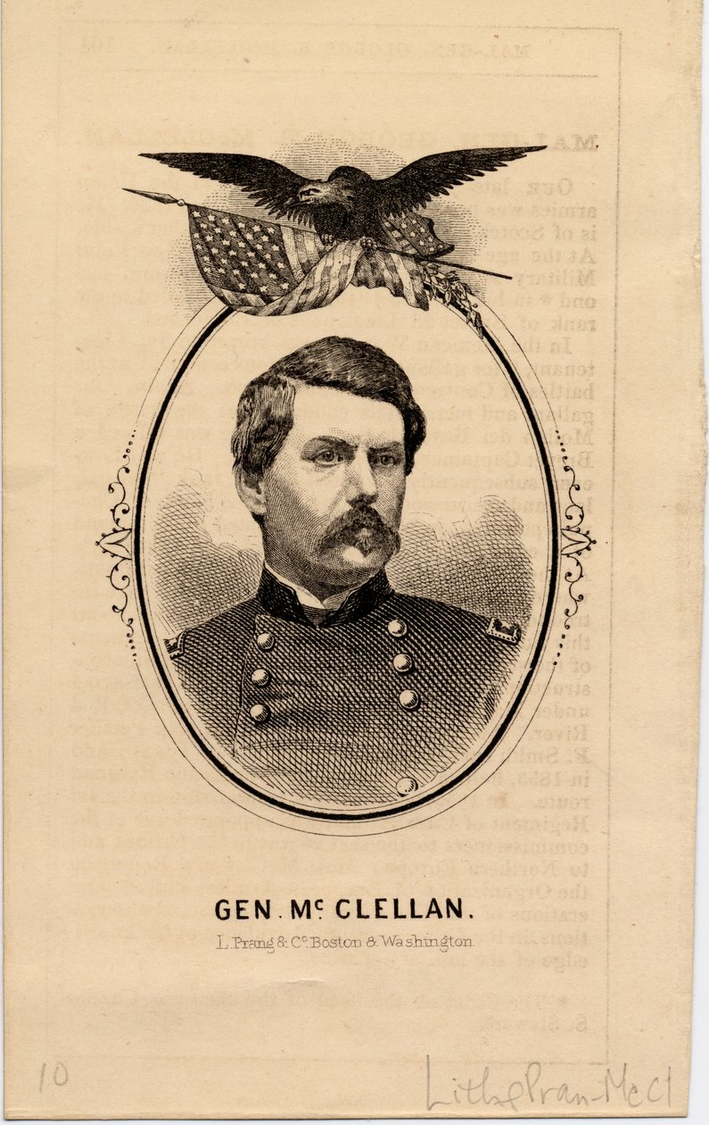 Generał McClellan autorstwa Louis Prang