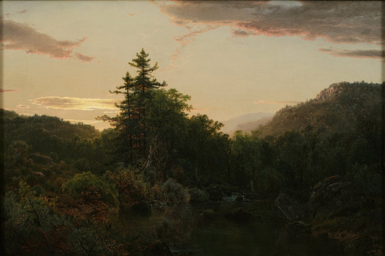 Źródła Susquehanny, 1857 autorstwa Louis Rémy Mignot