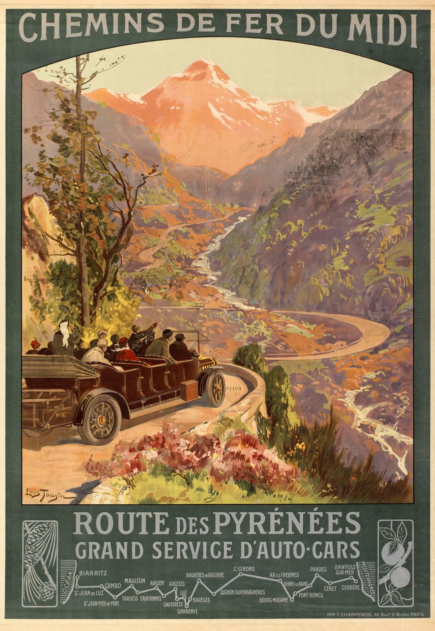 Plakat Louisa Tauzina autorstwa Louis Tauzin